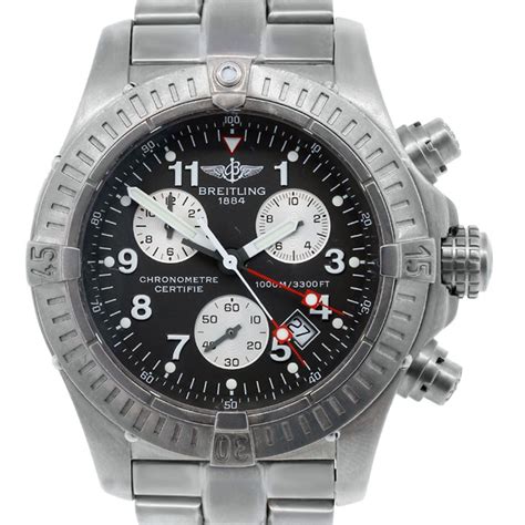 breitling chrono avenger m1 e73360 titanium chronograph watch|Breitling e73360.